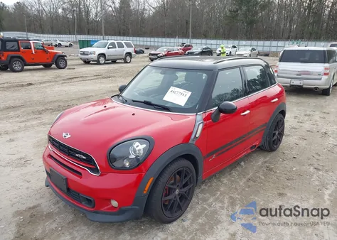 2014 Mini Countryman John Cooper Works from USA, damaged, VIN WMWXD1C50EWS34592